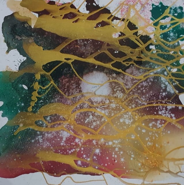 Nr 772 Flower moon 90x90 cm Jahr 2023